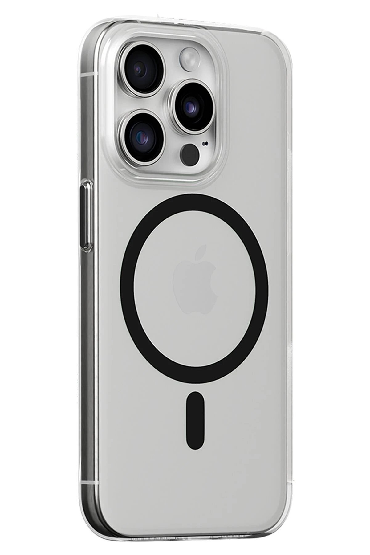 İphone 15 Pro Max Kılıf Bubble Magsafe Kapak - Si̇yah - Dropx8284-7347