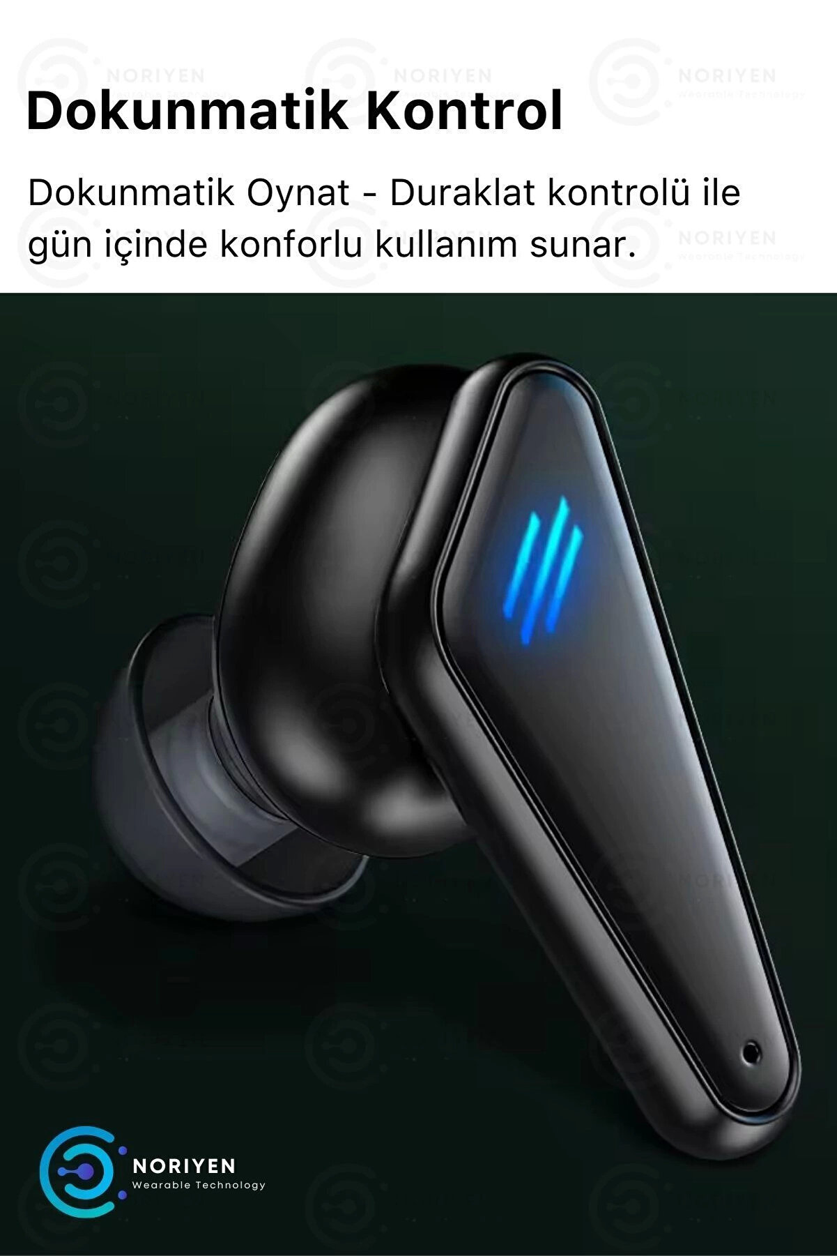 K55 Tws Pro Oyuncu Kulaklığı 3D Stereo Ses Extra Bass Işıklı Mi̇krofonlu Bluetooth Kablosuz Kulaklık