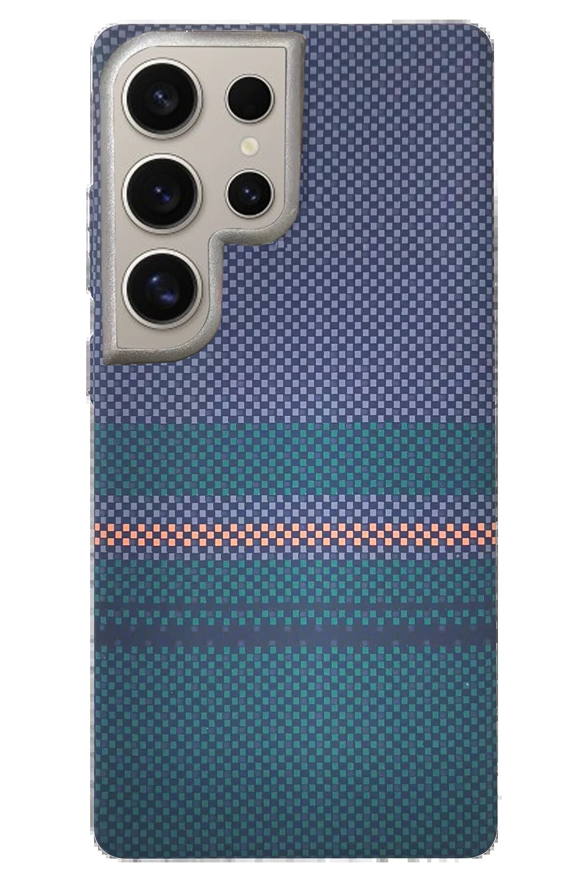 Samsung Galaxy S24 Ultra Besa Magsafe Kapak - Mavi̇ - Dropx9056-9582