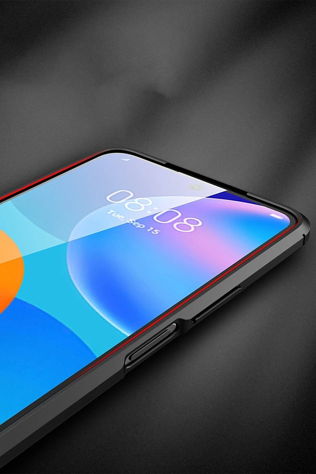 Huawei̇ P Smart 2021 Kılıf Auto Focus Kapak - Laci̇vert - Dropx6002-3726