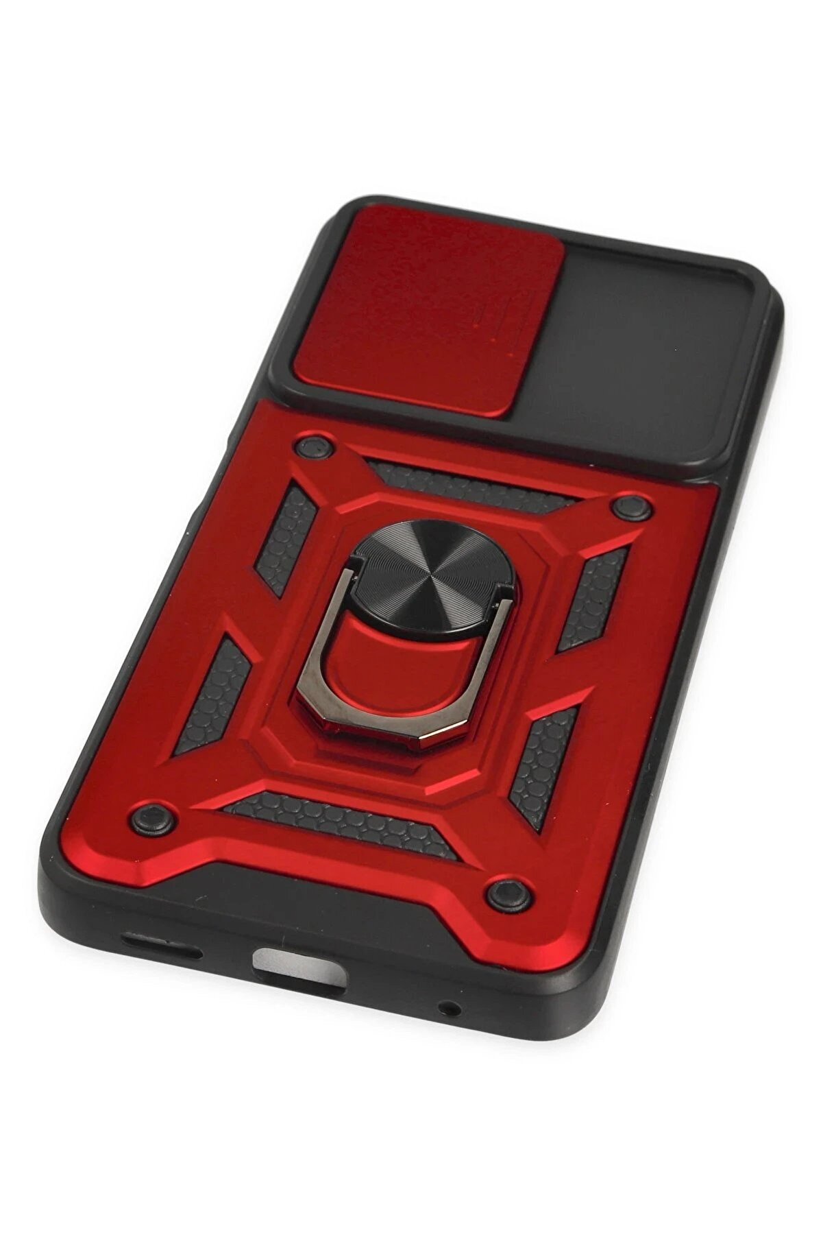 Xi̇aomi̇ Poco X3 Gt Kılıf Pars Lens Yüzüklü Si̇li̇kon - Kırmızı - Dropx3990-9079