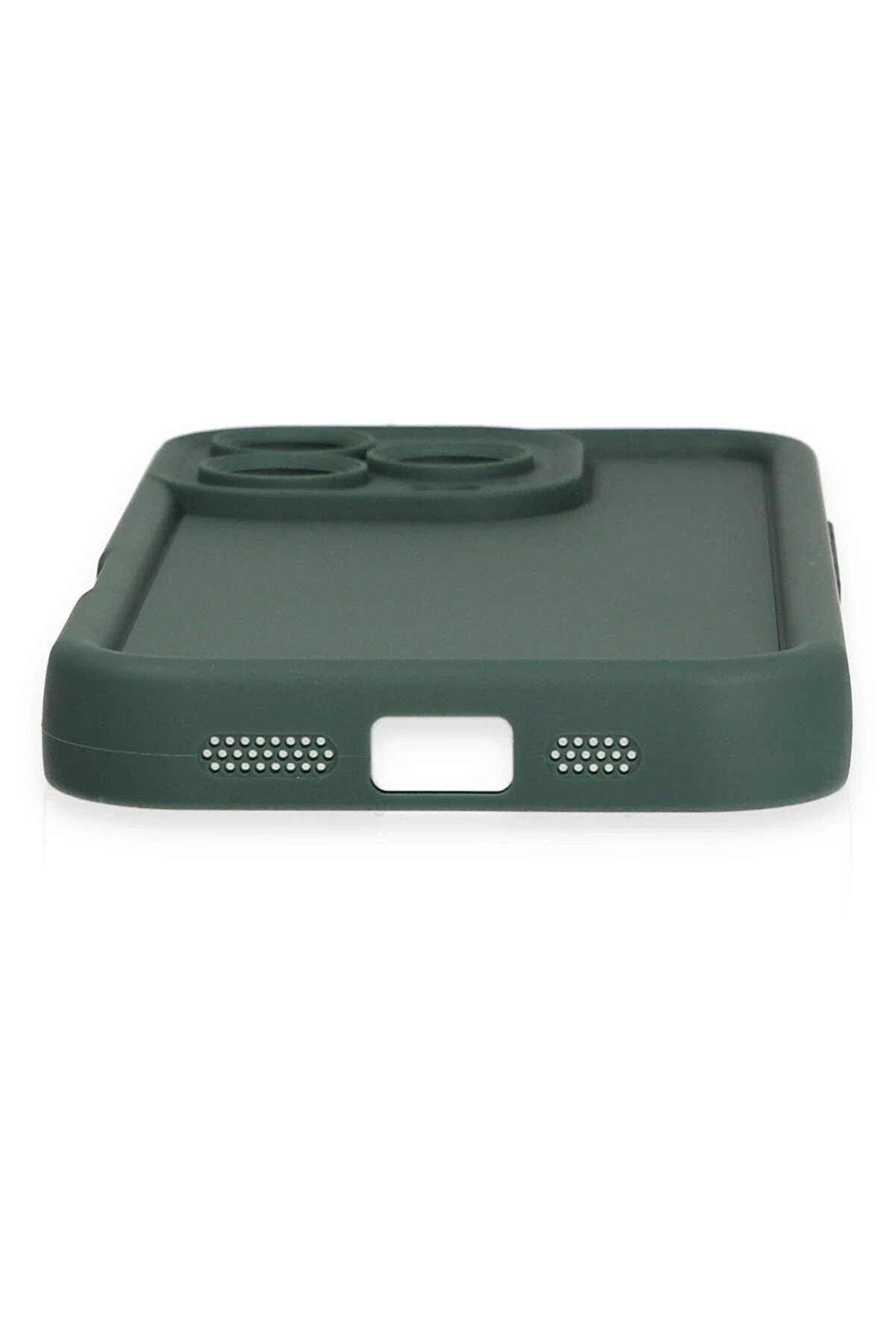 İphone 16 Pro Max Kılıf Vi̇era Si̇li̇kon - Koyu Yeşi̇l - Dropx7385-1540