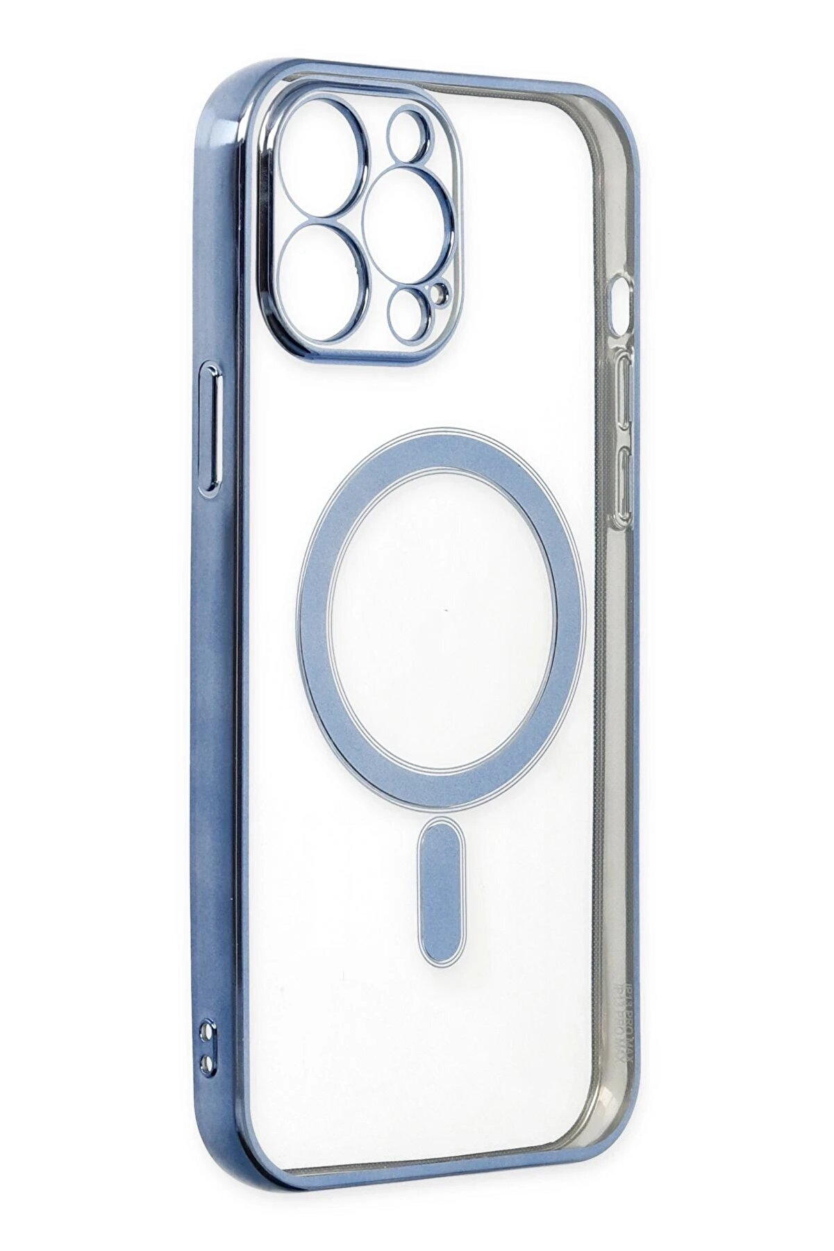 İphone 14 Pro Kılıf Magneti̇csafe Lazer Si̇li̇kon - Si̇erra Blue - Dropx5901-3138