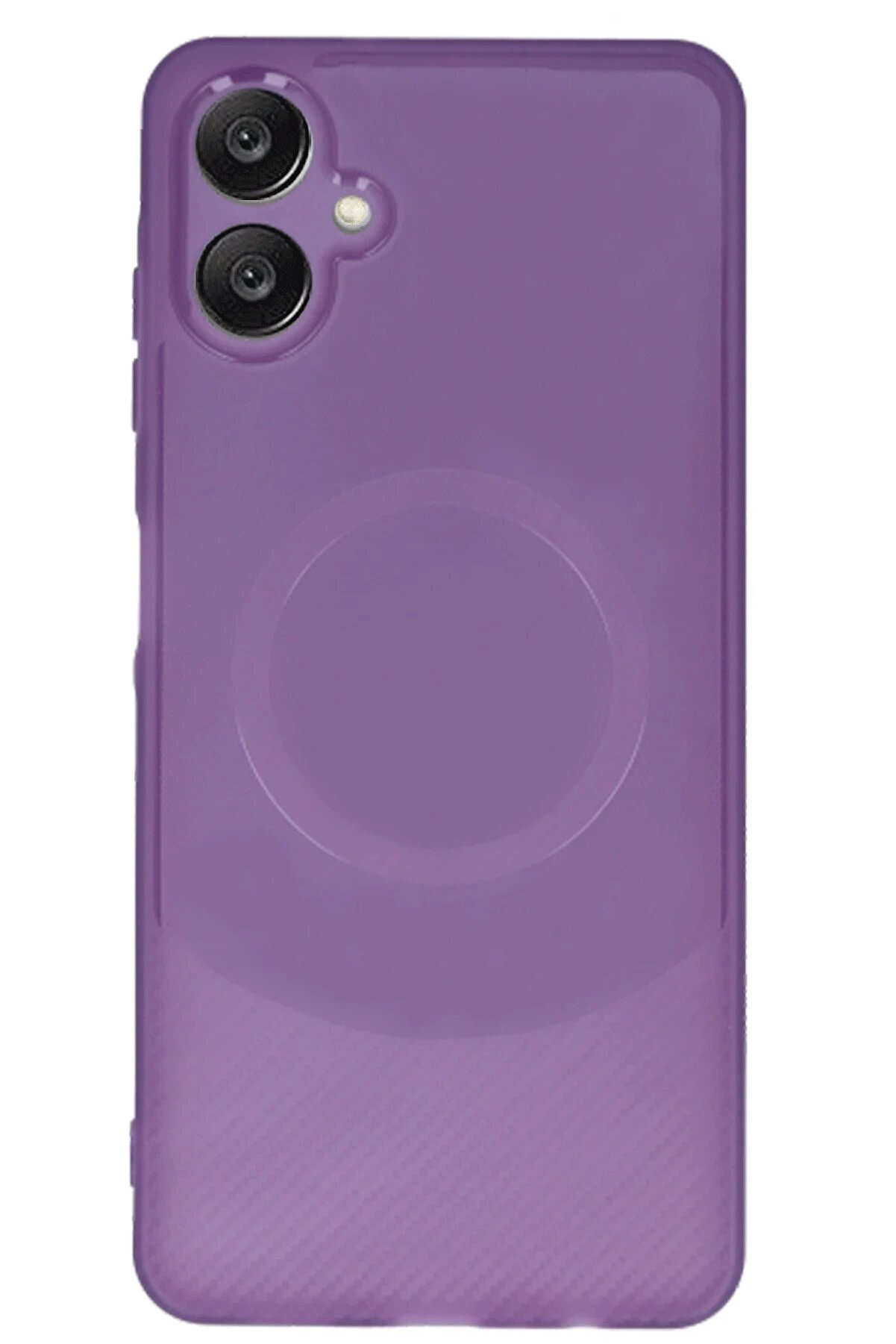 Samsung A06 Kılıf Maya Karbon Kapak - Mürdüm - Dropx5583-3423