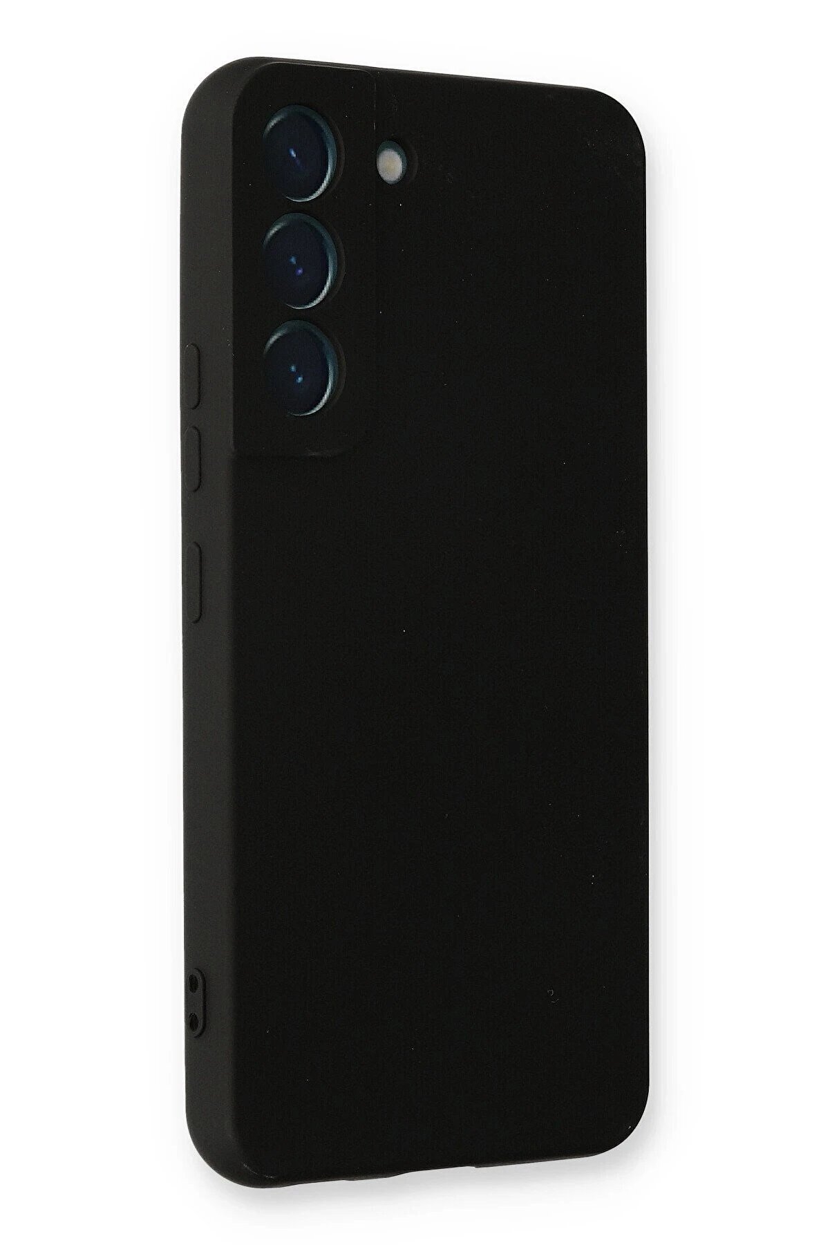 Samsung Galaxy S23 Kılıf Nano İçi̇ Kadi̇fe Si̇li̇kon - Si̇yah - Dropx5403-2921