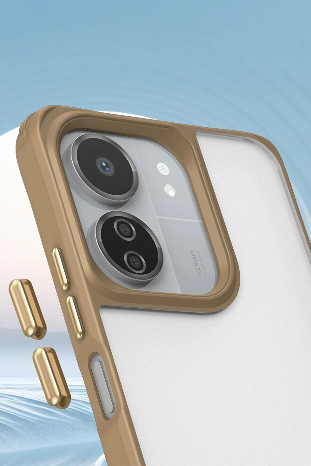 Xi̇aomi̇ Redmi̇ 13C Kılıf Penta Si̇li̇kon Kılıf - Ti̇tan Gri̇ - Dropx2626-3360