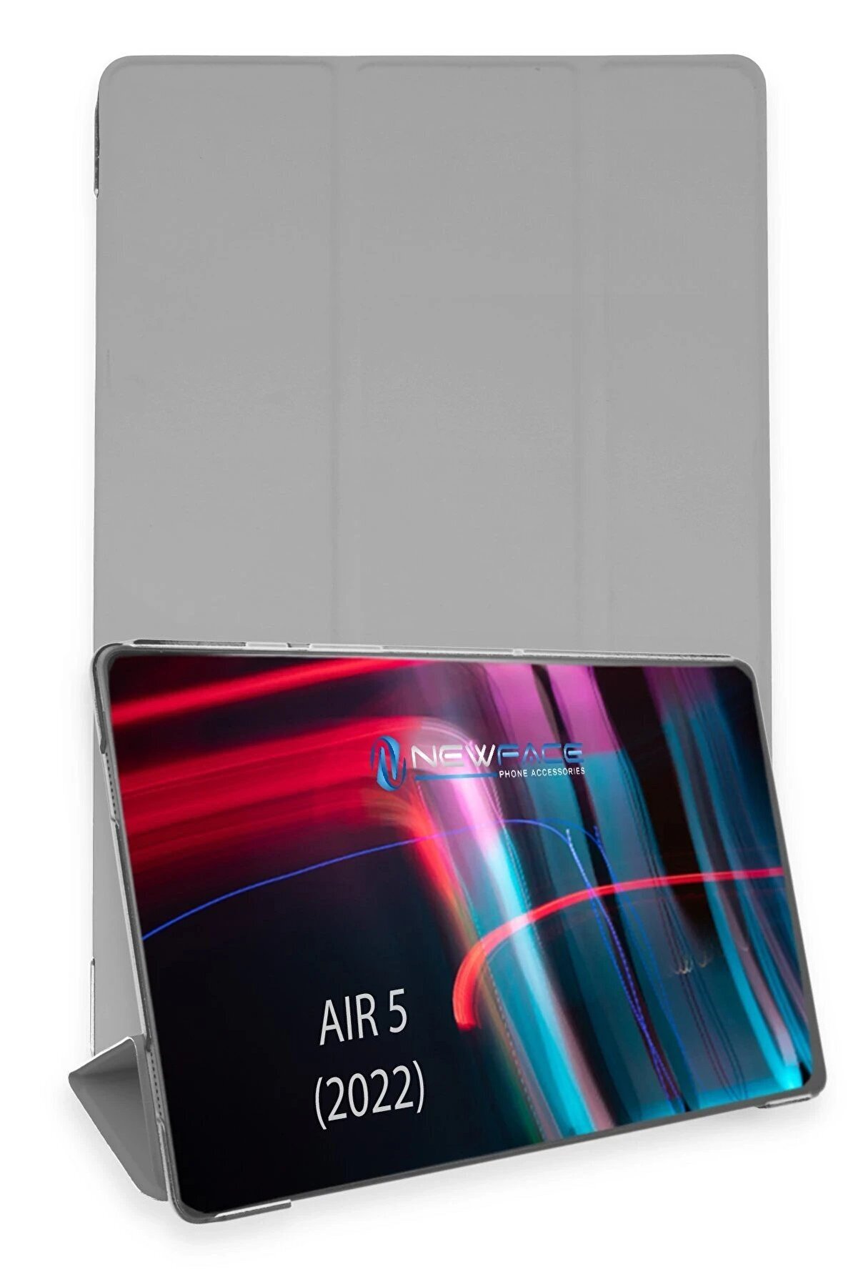 CepteToptan iPad Air 5 (2022) Kılıf Tablet Smart Kılıf - Gri - DROPX3789-1051