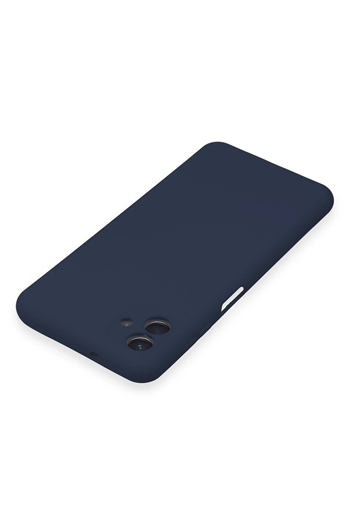 Samsung Galaxy A04E Kılıf Nano İçi̇ Kadi̇fe Si̇li̇kon - Laci̇vert - Dropx2586-7478