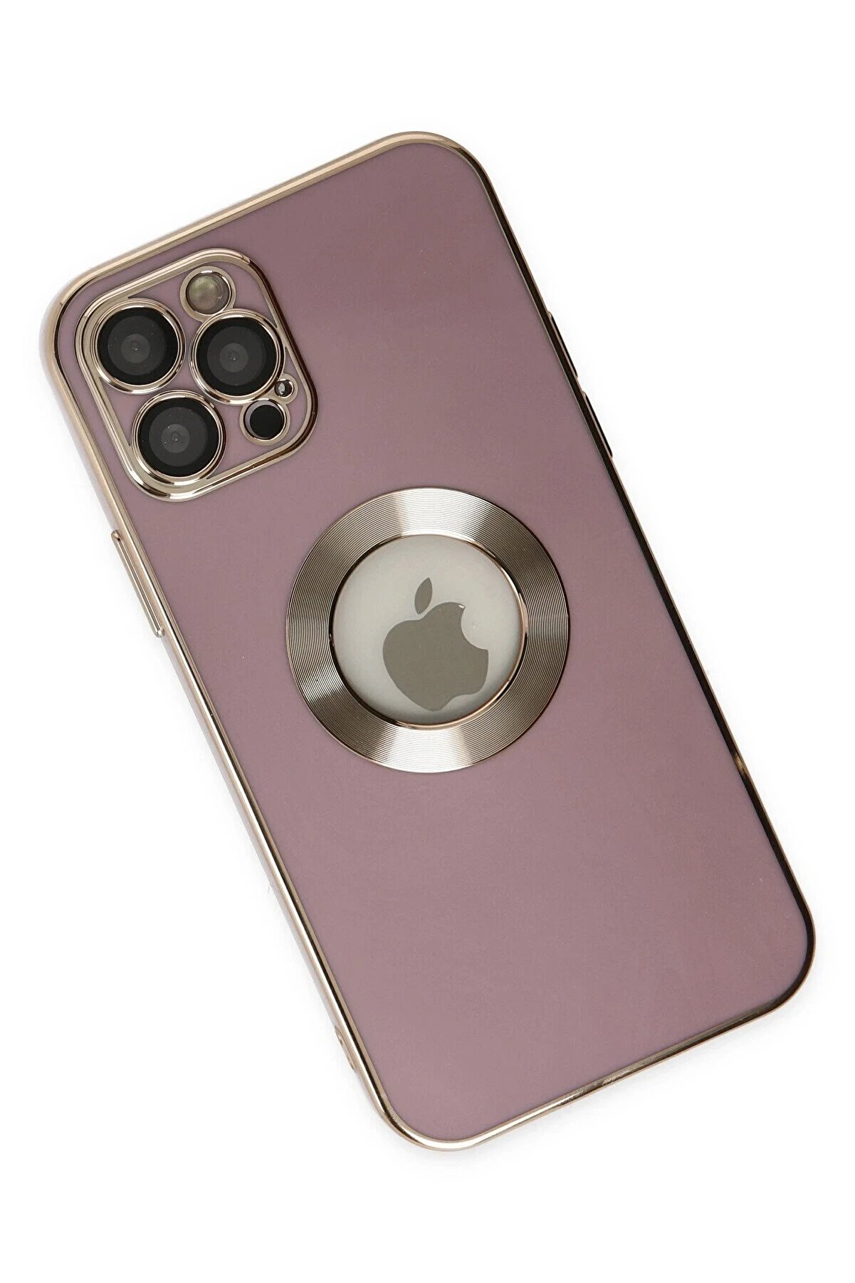 İphone 12 Pro Kılıf Store Si̇li̇kon - Mor - Dropx8956-1924