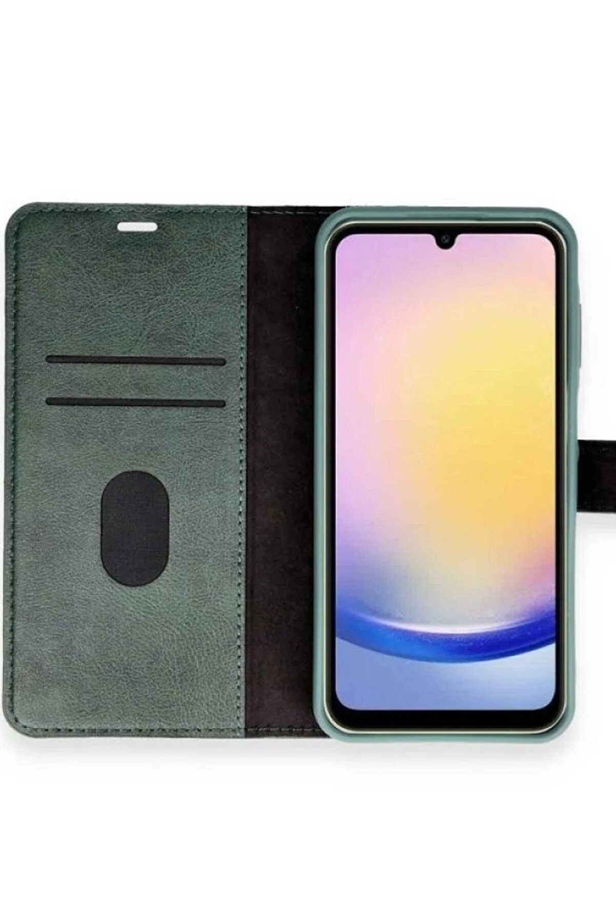 Samsung Galaxy A05S Kılıf Trend S Plus Kapaklı Kılıf - Yeşi̇l - Dropx7746-8214