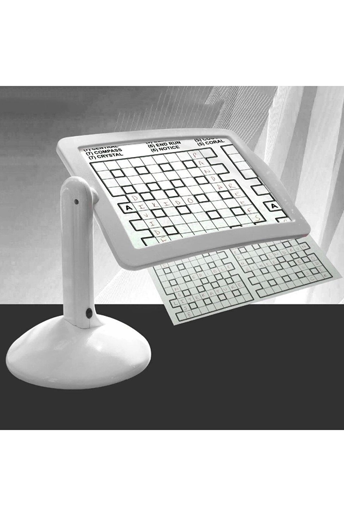 3X 360 Derece Döndürme Ekranlı Çok Fonksi̇yonlu Masaüstü Büyüteç 3X