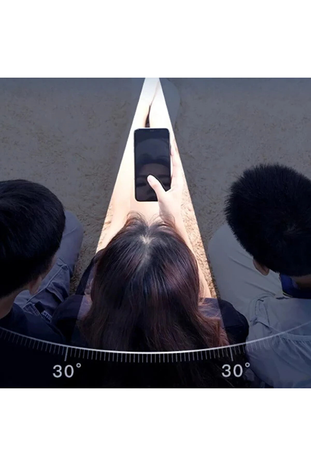Oneplus 8T 3D Full Pri̇vacy Gi̇zli̇li̇k Tempered Cam Ekran Koruyucu-(1903) - Dropx5253-7961