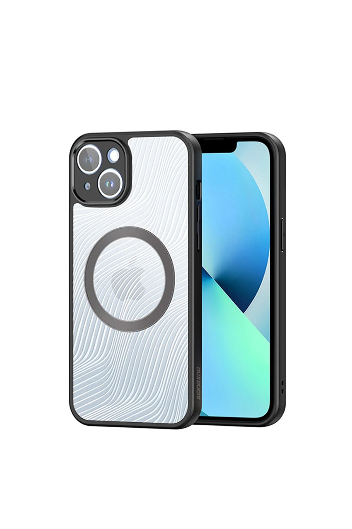 gizmurstore Dux Ducis iPhone 13 Aimo Series MagSafe Premium Buzlu Sert PC-TPU Kılıf-(5775) - GMS7176-4876