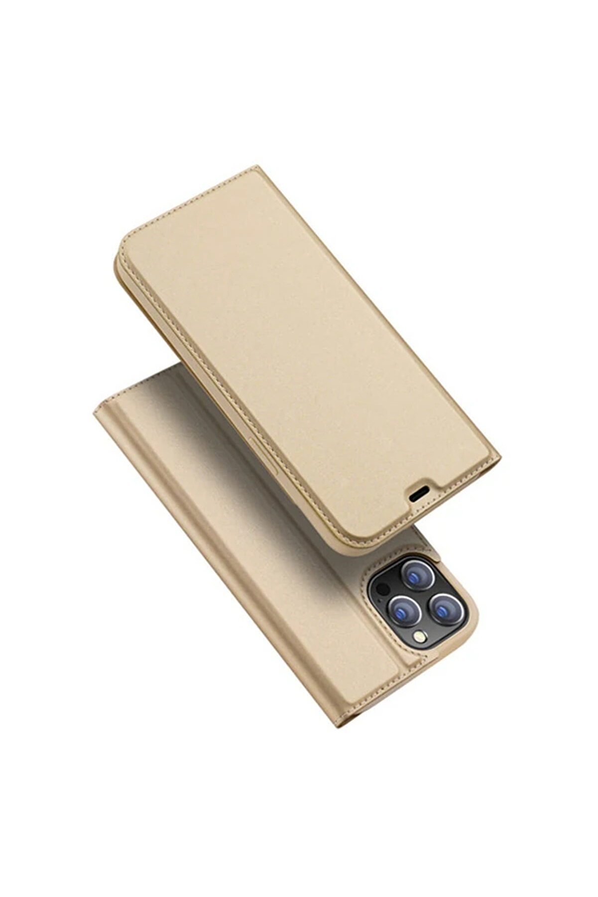 CepteToptan DUX DUCİS İPhone 12/ 12 Pro Kılıf Kapaklı Flip Cover Kılıf Skin Pro Serie - DROPX4039-1549