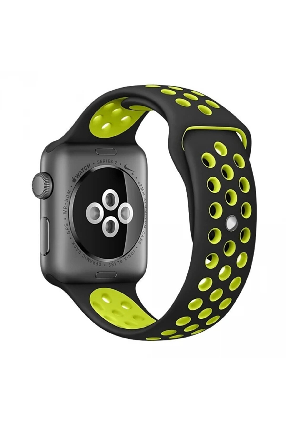 Ally Apple Watch 7-8 45Mm 6-5-4 44Mm Kayış Kordon Ni̇ke Style Soft Si̇li̇kon 3-2- - Dropx7473-5620