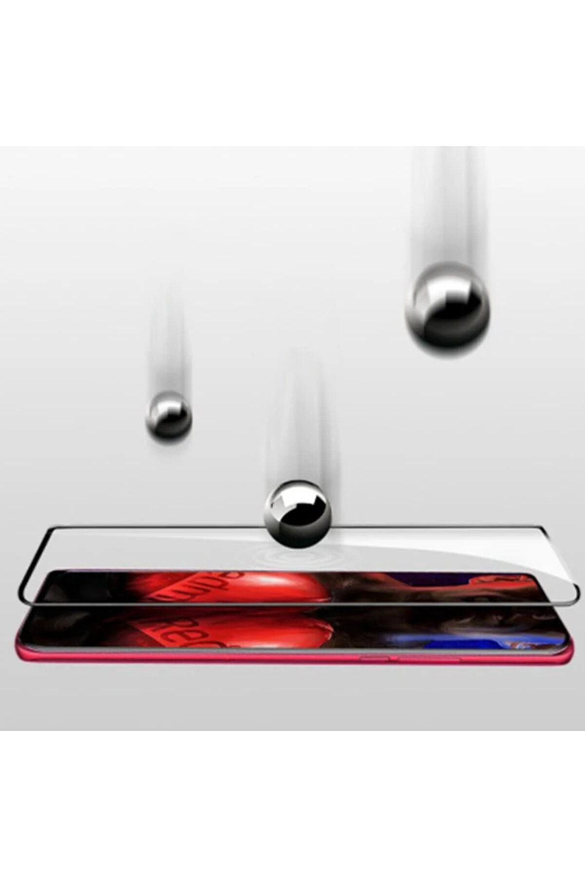 Xi̇aomi̇ Redmi̇ K30 3D Full Kaplama Kırılmaz Tempered Cam Ekran Koruyucu-(1903) - Dropx3648-8822