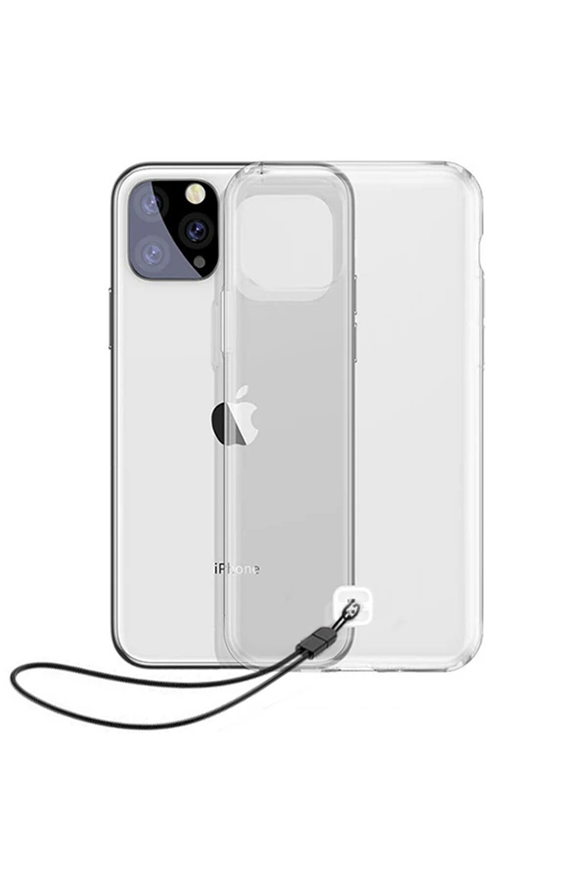 Transparent Key İphone 11Pro 5.8İnch Şeffaf Si̇li̇kon Kılıf-(5775) - Gms1304-1968