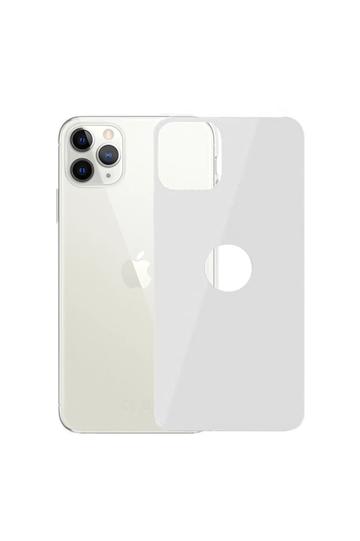 İphone 11 Pro Max 6.5 İnch Full Arka Koruma Tempered Kırılmaz Cam-(1903) - Dropx3647-6249