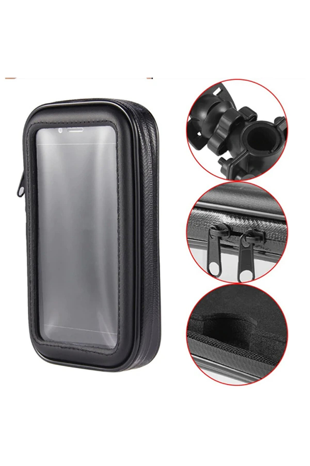 Ally Su Geçi̇rmez Bi̇sklet Tutucu Kılıf 360 Donerli̇ (L5.5Inch)-(5775) - Gms4509-4904