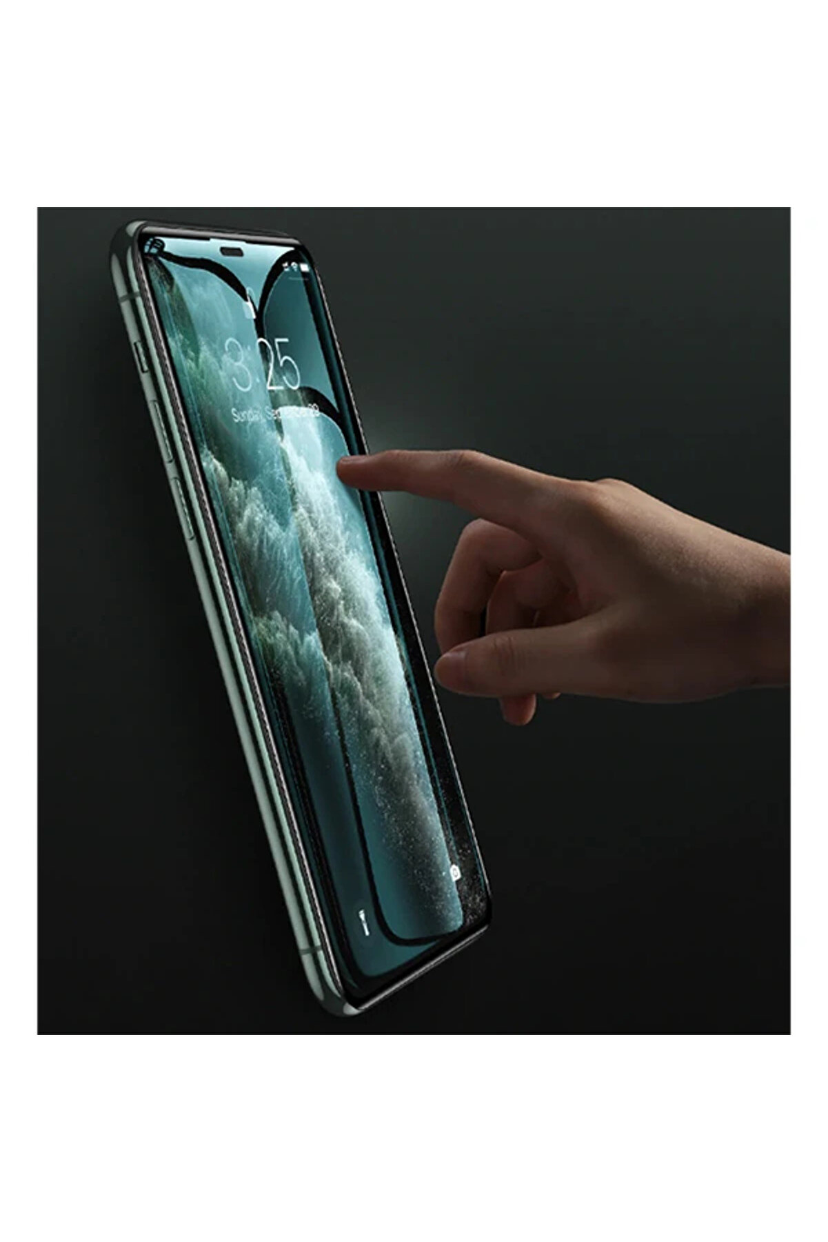 Kuulaa İphone 11 Pro Max3D Full Kırılmaz Tempered Cam Koruyucu-(5775) - Gms1479-2445