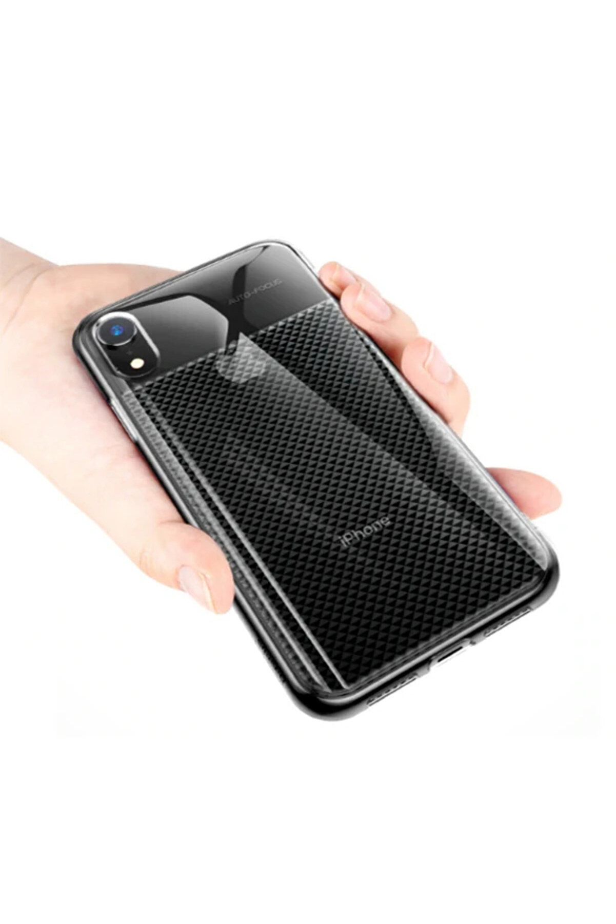 İphone Xr 6.1 Gli̇stenıng Şeffaf L&uuml;x Si̇li̇kon Kılıf-(5775) - Gms2684-8445