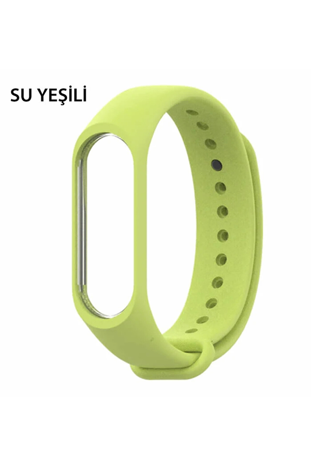 Mi̇jobs Xi̇aomi̇ Mi̇ Band 3 Mi̇ Band 4 Si̇li̇kon Kordon Kayış-(1903) - Dropx1365-6301