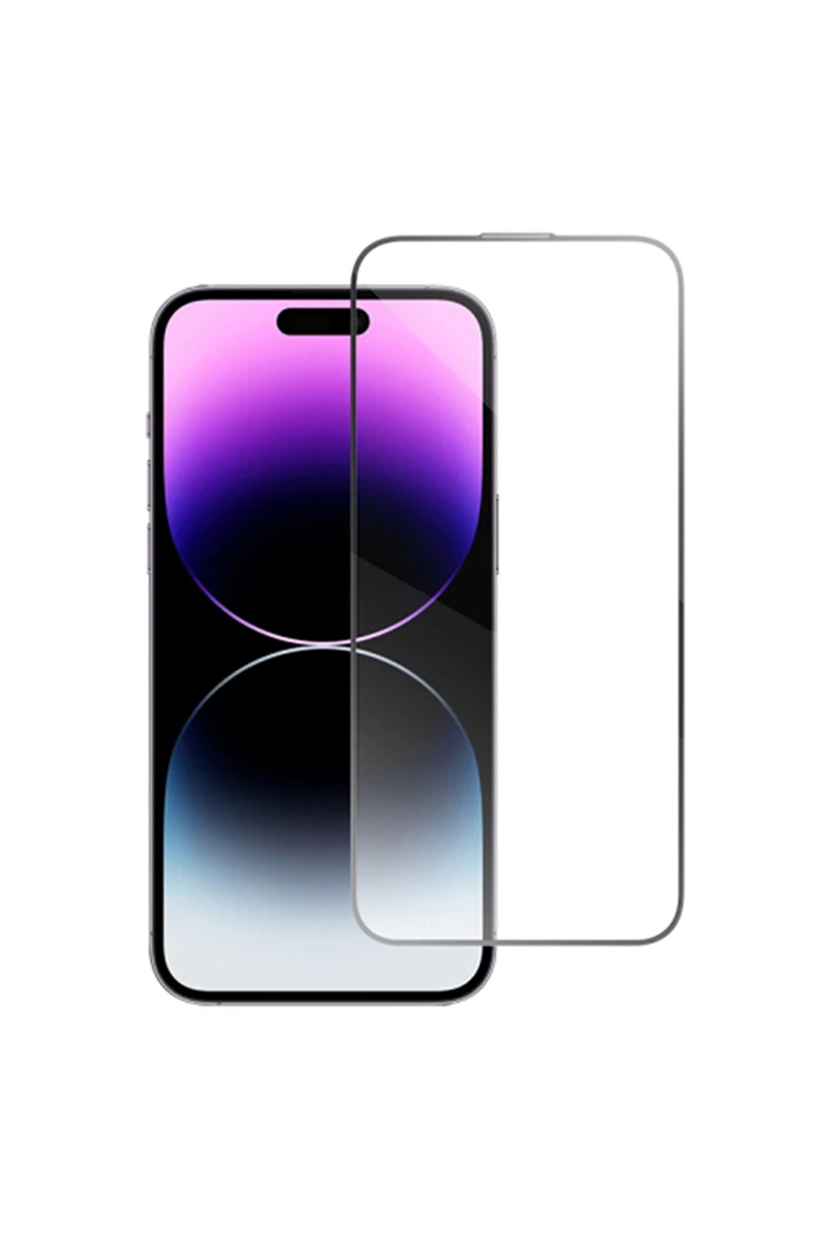 gizmurstore Ally iPhone 15 Pro Max Full Hd Kırılmaz Cam Ekran Koruyucu-(5775) - GMS8584-8010