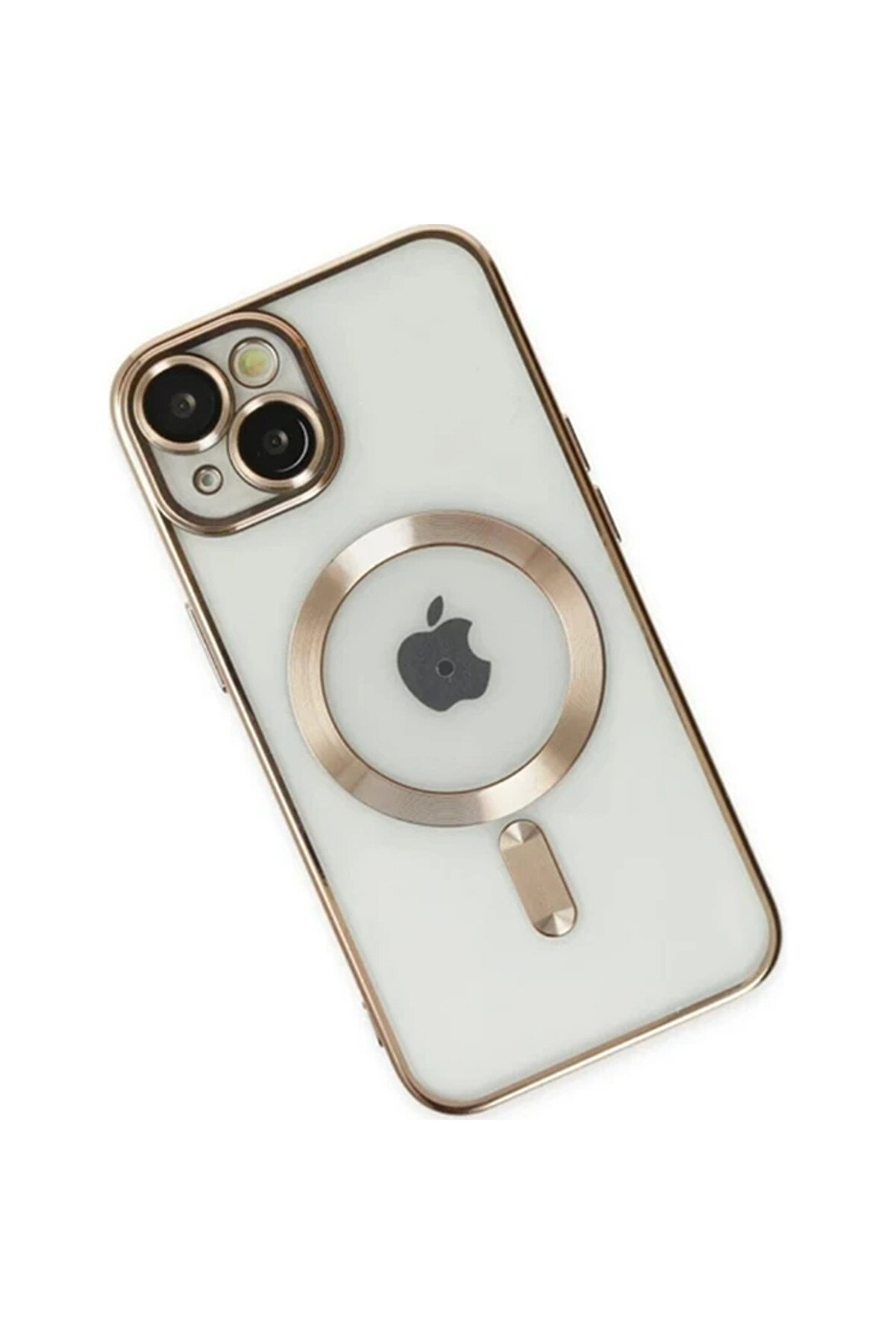 İphone 14 Plus Uyumlu 6.7İnç Renkli̇ Kenar Lazer Çerçeveli̇ Magsafe Uyumlu Si̇li̇ko - Dropx9145-9378