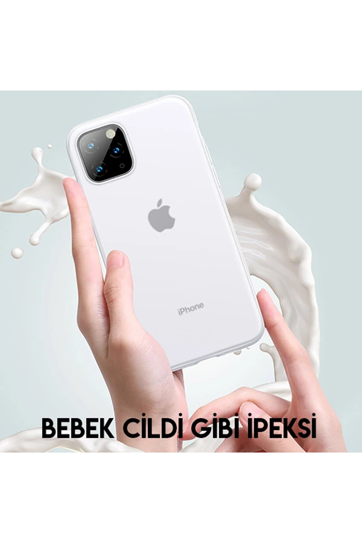 Jelly Li̇qui̇d Si̇li̇ca Gel İphone 11 Pro Max 6.5 Kılıf Şeffaf Sıvı Si̇li̇kon Kı - Dropx6614-2288