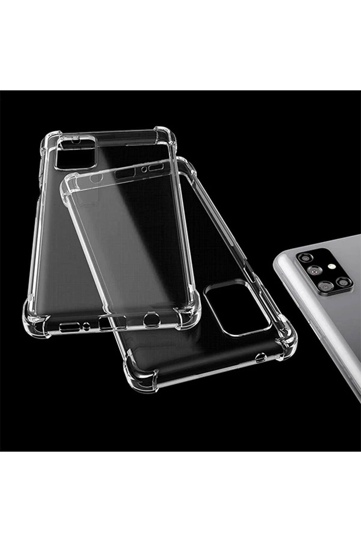 Ally Sm Galaxy M31 Anti̇-Drop Darbe Emi̇ci̇ Si̇li̇kon Kılıf Shockproof Kılıf-(5775) - Gms5020-7300