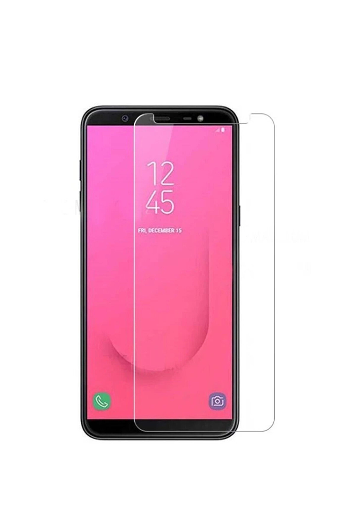 CepteToptan Galaxy J8 2018 İçin Kırılmaz Cam Ekran Koruyucu-(1903) - DROPX4586-6966