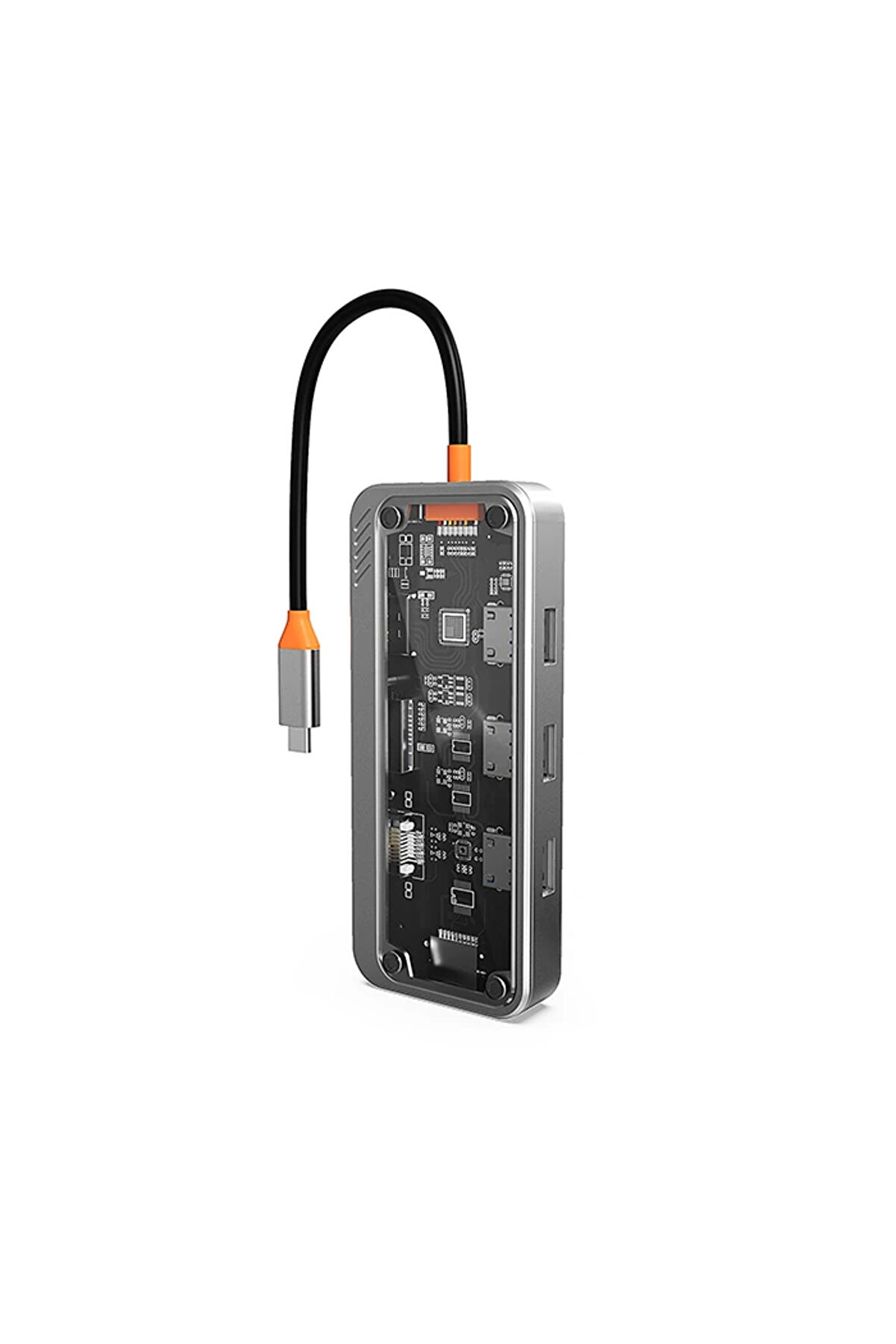 Mepa Ally 10In1 Type-C To Usb3.0 + Usb2.0 *2 + Type-C Pd + 3.5Mm + Hdmi + Vga + Sd + Tf + Ethernet Çoğalt