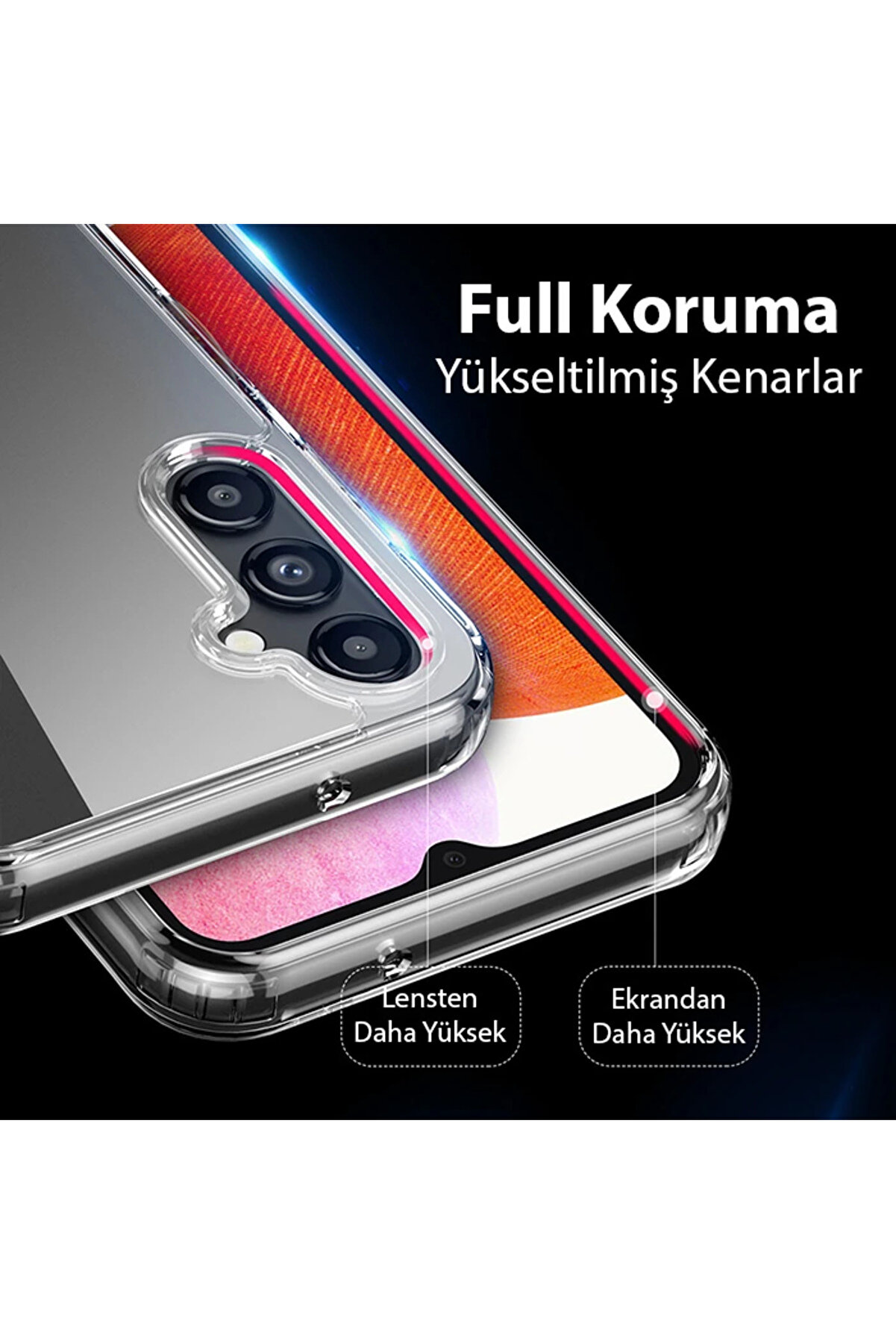 Dux Duci̇s Sm Galaxy A14 5G Cli̇n Seri̇es Shockproof Şeffaf Si̇li̇kon Kılıf-(5775) - Gms1318-4504