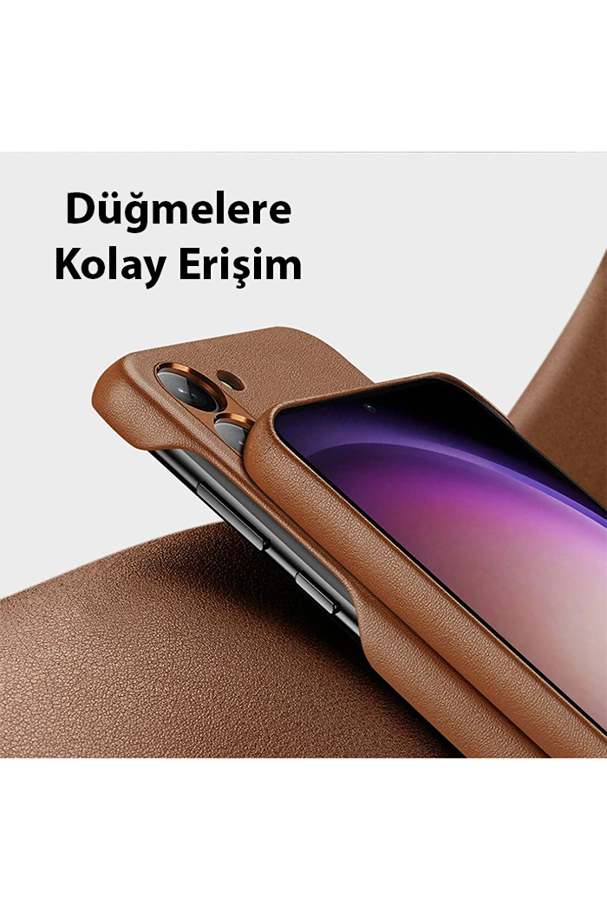 Mrpurple Dux Duci̇s Sm Galaxy S23 Gri̇t Seri̇es Pu Premi̇um Kılıf-(5775)