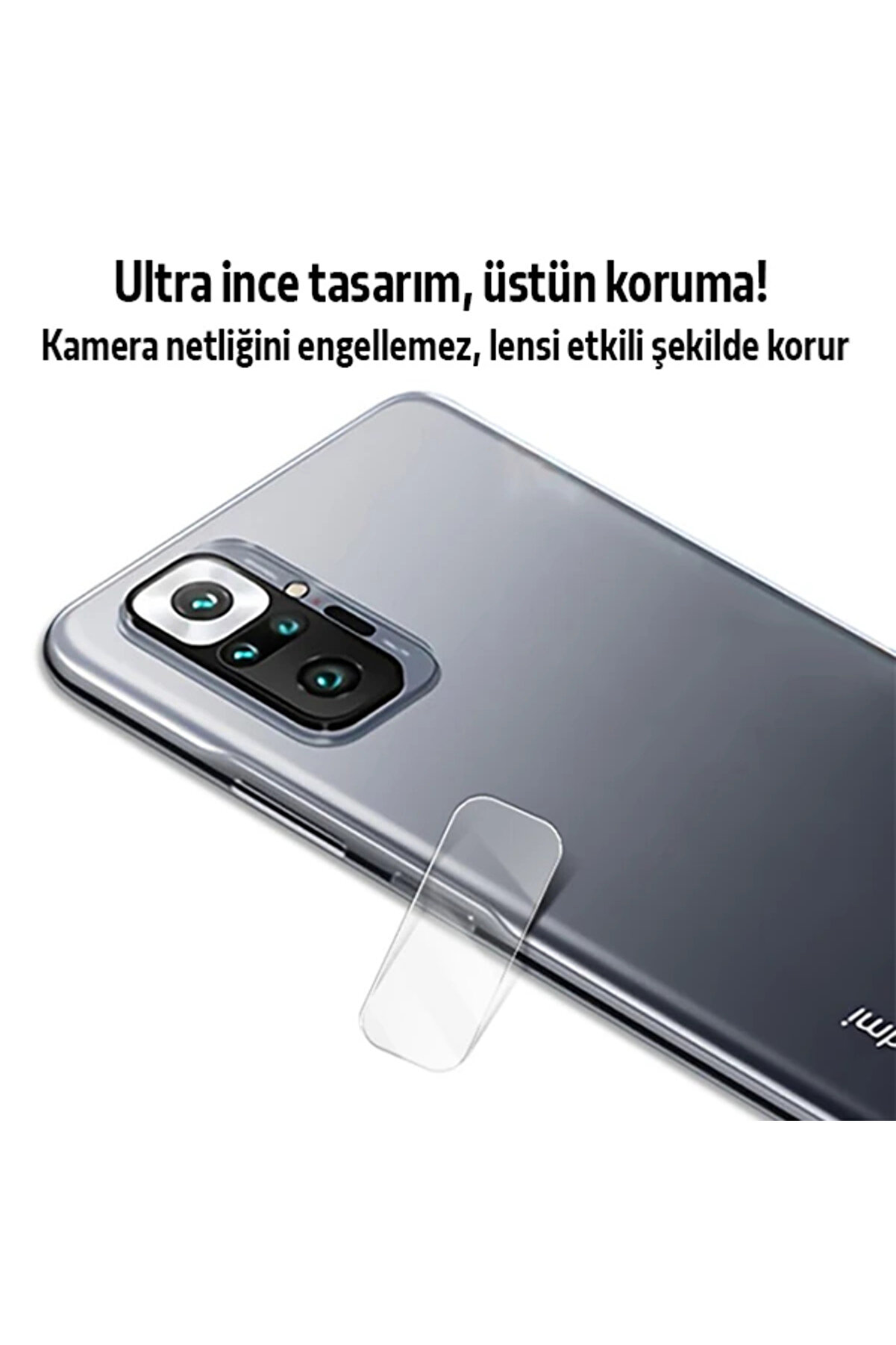 Xi̇aomi̇ Redmi̇ Note 10 Pro-Note 10 Pro Max Tempered Cam Kamera Koruyucu-(1903) - Dropx3291-8847
