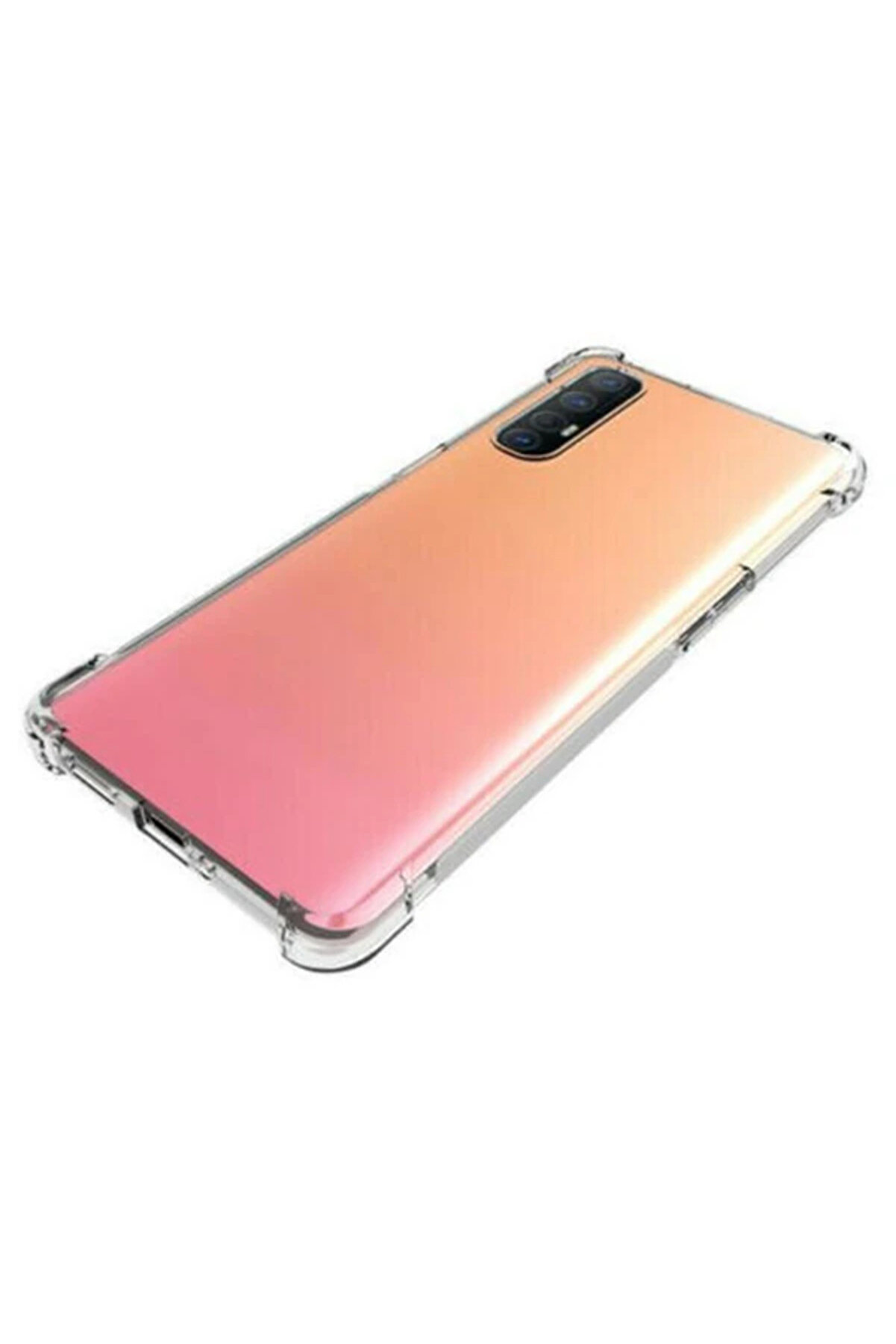 Oppo Reno 3 Pro Anti̇-Drop Darbe Emi̇ci̇ Si̇li̇kon Kılıf Shockproof Kılıf-(1903) - Dropx5715-7698
