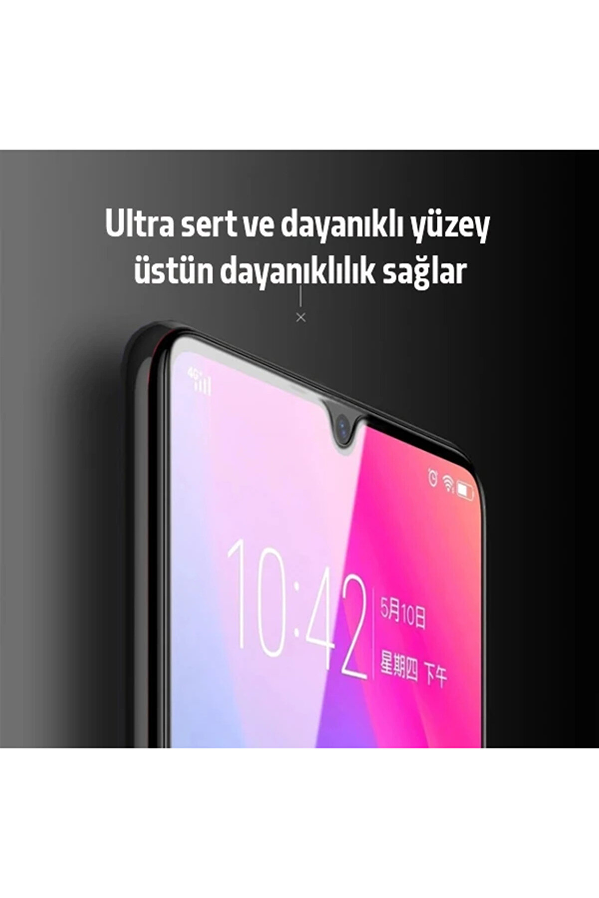 Ally Xi̇aomi̇ Redmi̇ 10 -Note 10 Full Glue-Tempered Cam Ekran Koruyucu-(1903) - Dropx5006-2461