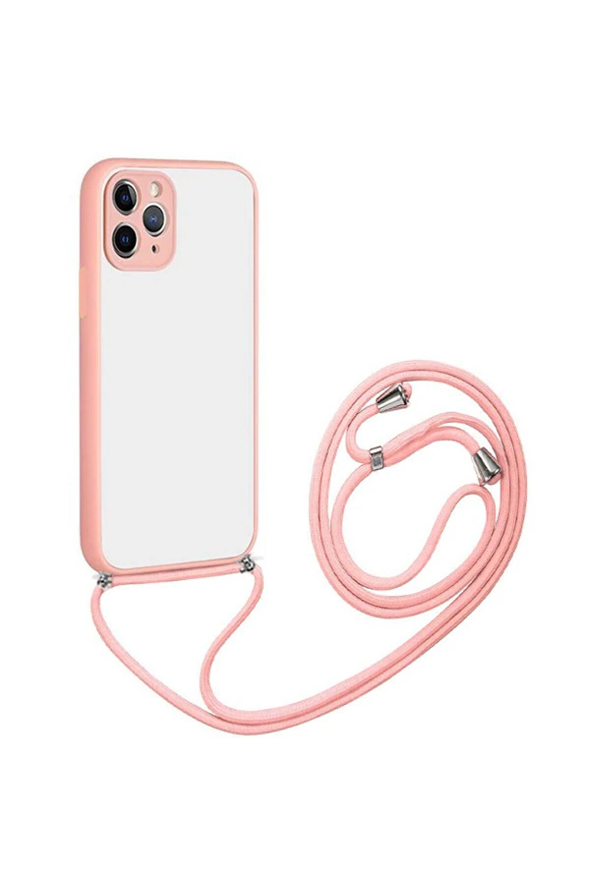 Ally İphone 12 Pro Max 6.7 Askılı Koruyucu Si̇li̇kon Kılıf-(1903) - Dropx2914-8028