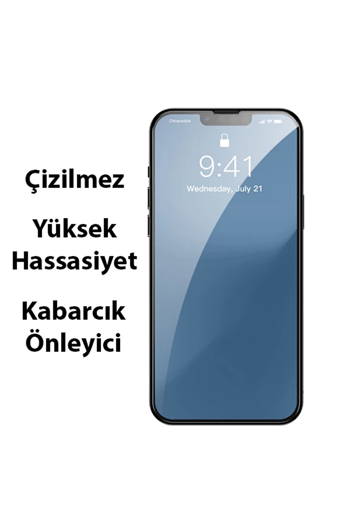 Ally İphone 13 Pro Max Tempered Kırılmaz Cam Ekran Koruyucu-(1903) - Dropx4663-2980