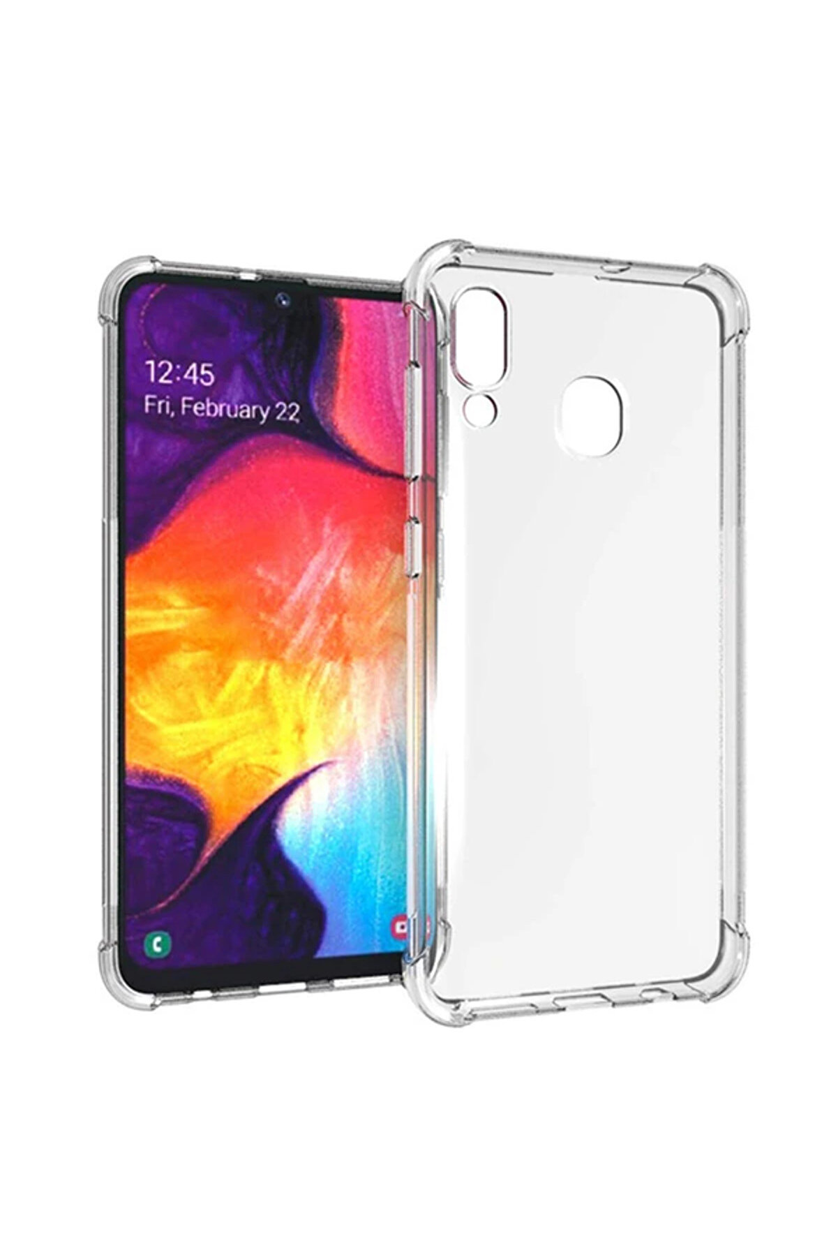 toyigoo Ally Sm Galaxy A20/A30 Anti-Drop Darbe Emici Silikon Kılıf-(5775) - tygo4693-8881