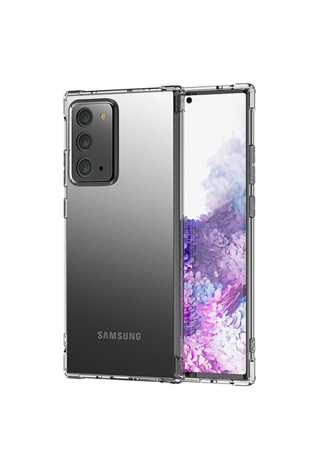 CepteToptan Ally SM Galaxy Note 20 Anti-Drop Darbe Emici Silikon kılıf Shockproof kılıf- - DROPX6321-8849
