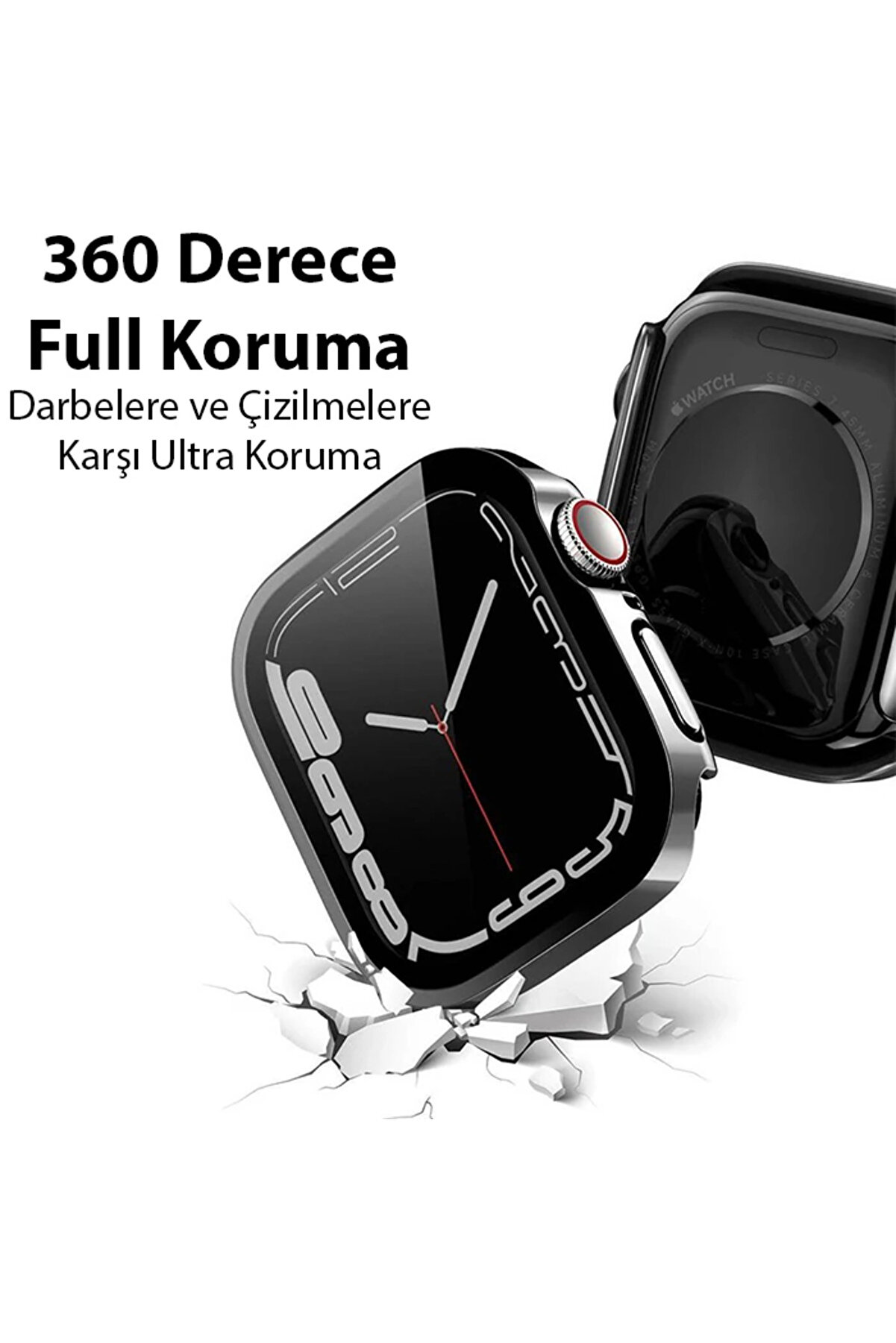 Dux Duci̇s Hamo Seri̇es Apple Watch Ultra 49Mm İçi̇n Hard Pc Full Koruma Sert Armo - Dropx9394-6480