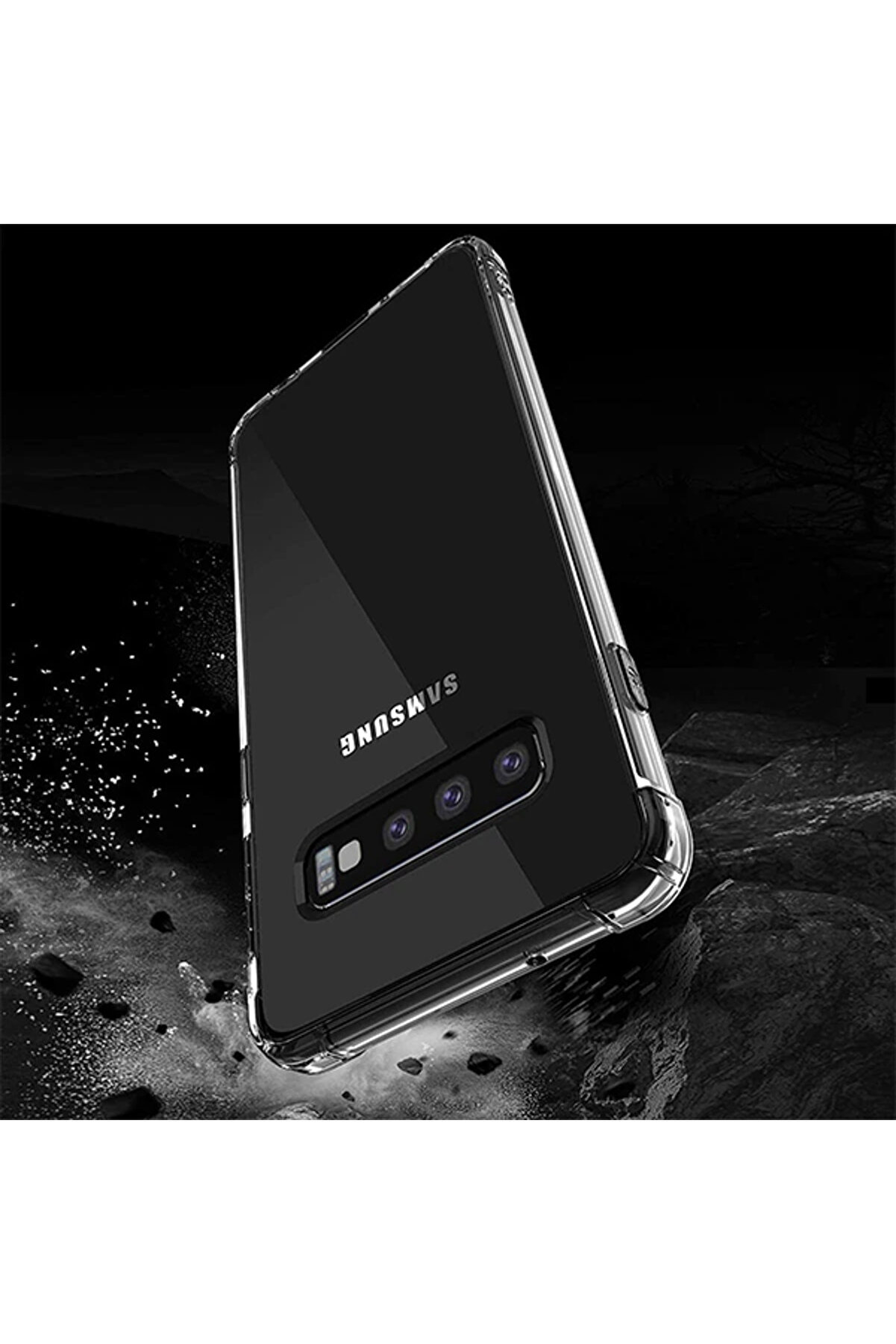 Ally Sm Galaxy S10 Anti̇-Drop Darbe Emi̇ci̇ Si̇li̇kon Kılıf-(5775) - Gms2384-1192
