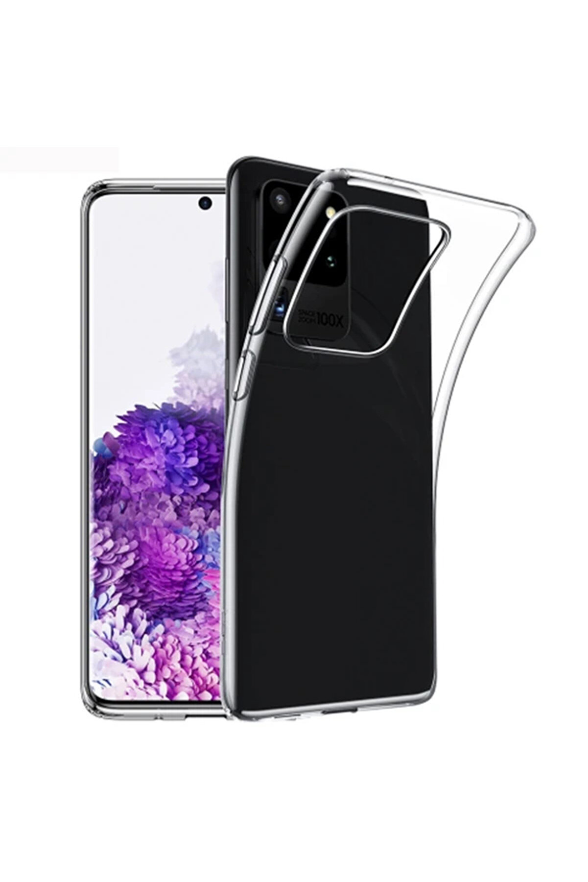 CepteToptan Ally Samsung Galaxy S20 Ultra Kamera Korumalı Silikon Kılıf-(1903) - DROPX1396-3548