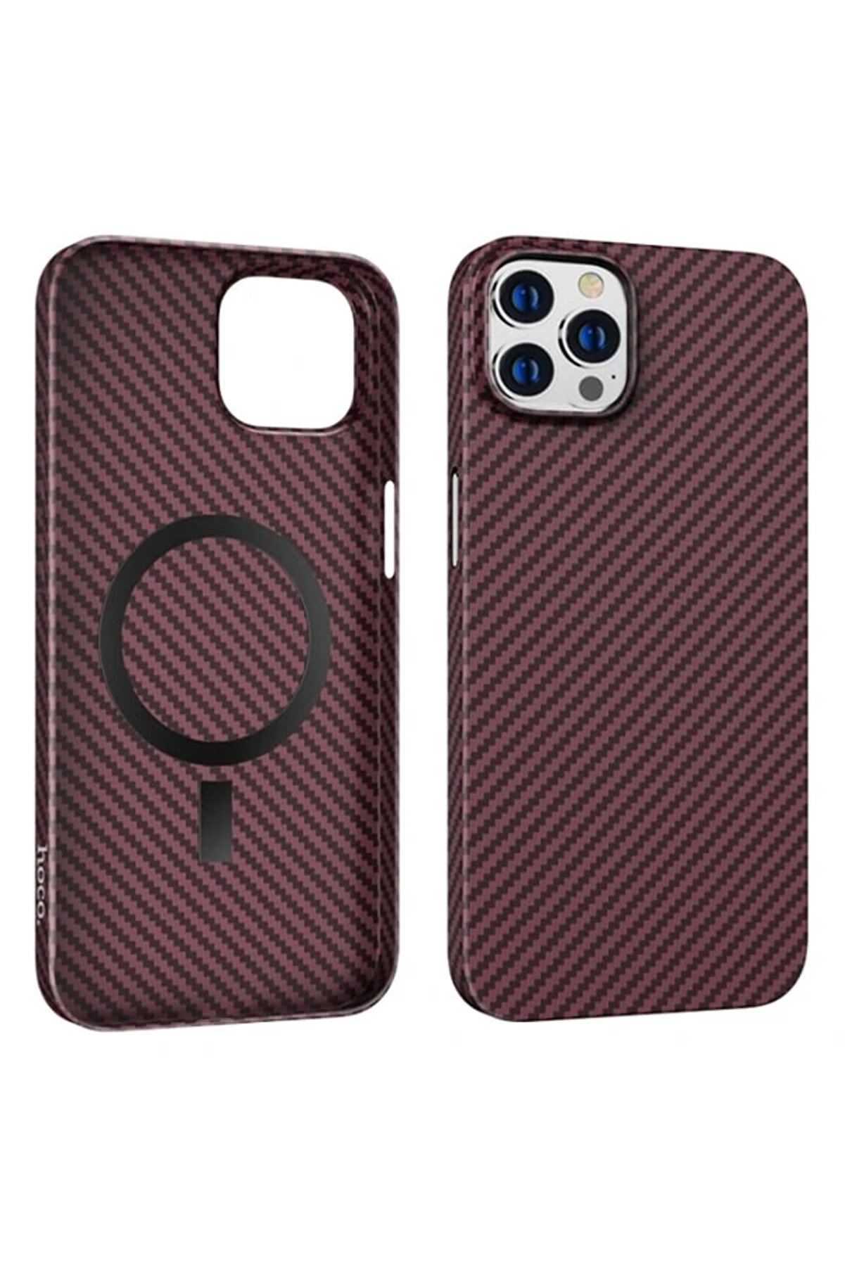 gizmurstore Hoco iPhone 14 Pro Max 6.7 Kılıf Manyetik Magsafeli Darbe Emici Telefon Kılıfı- - GMS9021-2334