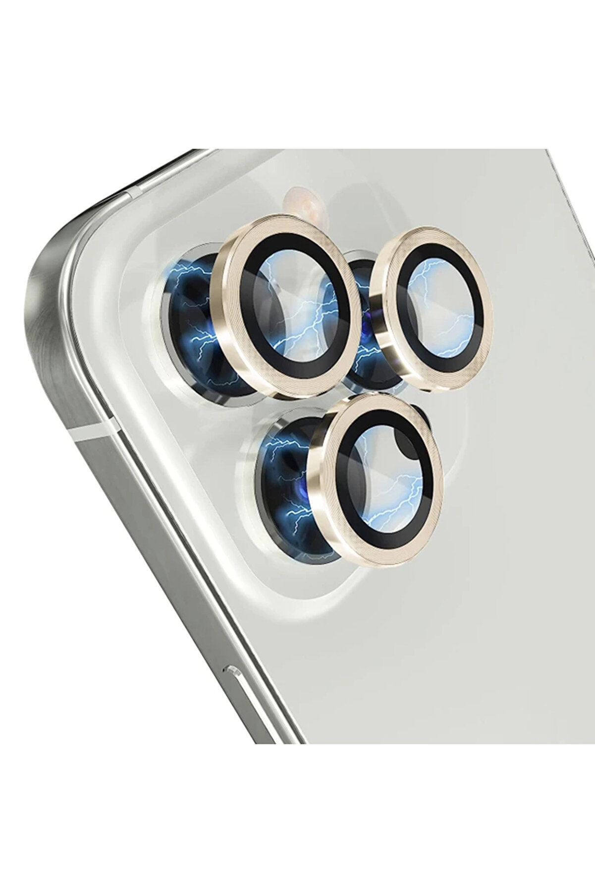 Ally İphone 15 Pro/15 Pro Max Kamera Lens Koruma Camı-(5775) - Gms5180-2709