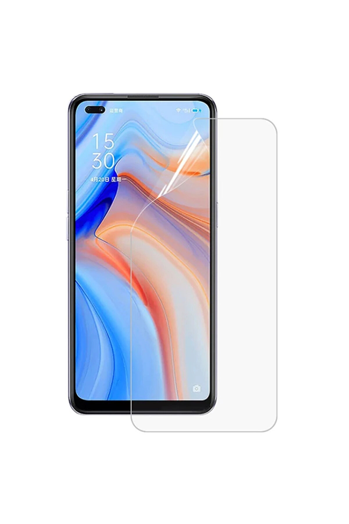 toyigoo OPPO Reno4 Full Kaplama Hidrojel Film Full Ekran Koruyucu-(5775) - najmaddin2445-8946 Uyumlu