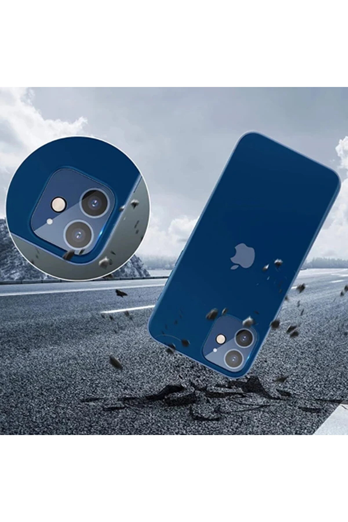 Gor İphone 13 /13 Mi̇ni̇ Best Full Tempered Cam Kamera Koruyucu 2Adet Set-(5775) - Captai̇nsmoda1342-