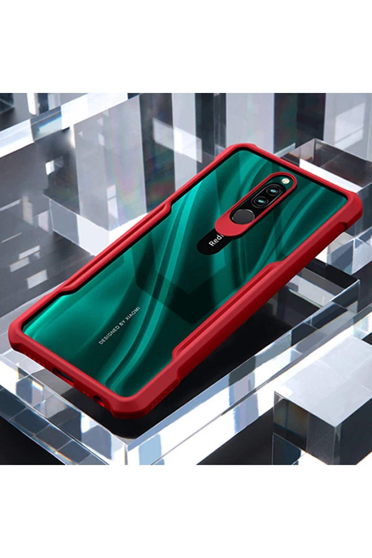 Xi̇aomi̇ Redmi̇ 8 Shok Absorpti̇on Pc+Tpu Darbe Emi̇ci̇ Kılıf-(5775) - Gms4329-7614
