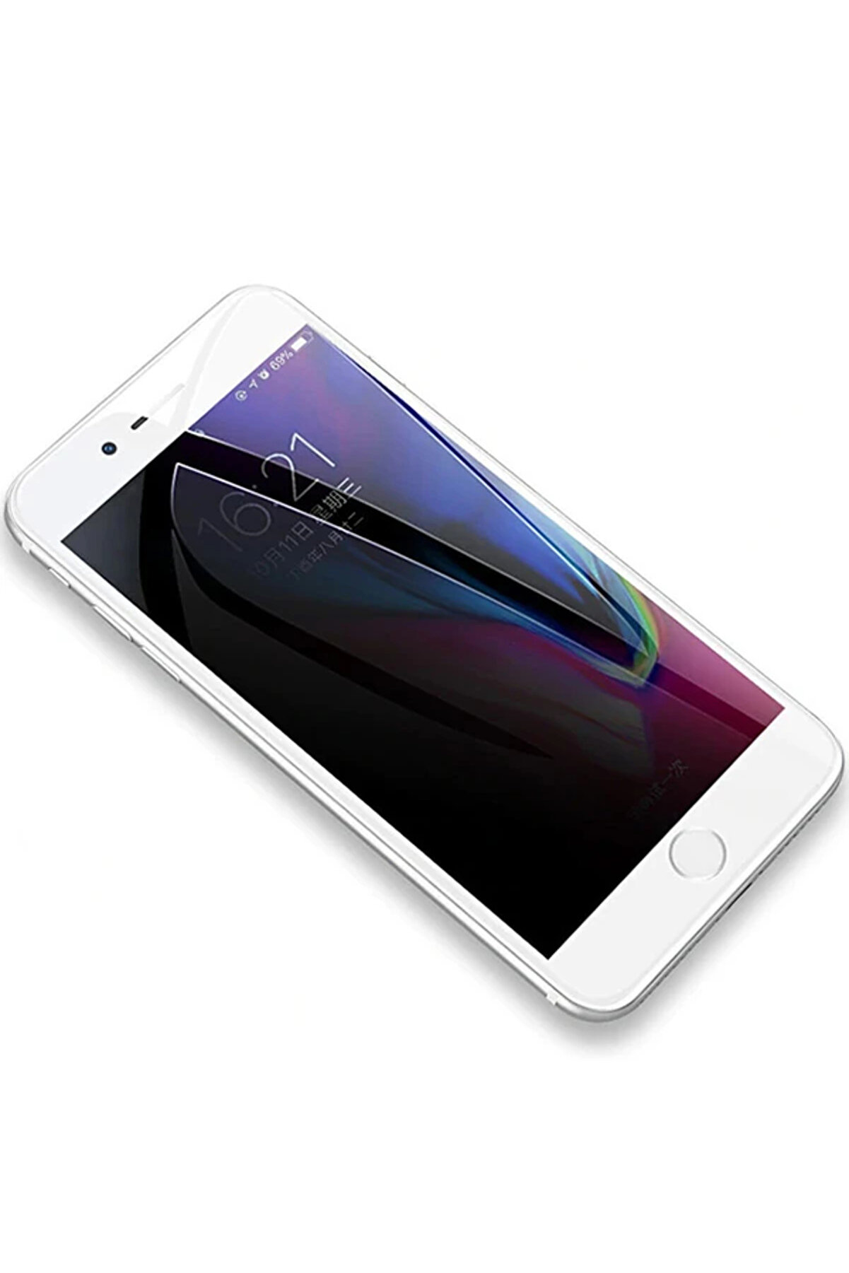 Kuulaa İphone 6S-6 Plus 3D Uyumlu  Full Pri̇vacy Gi̇zli̇li̇k Kırılmaz Cam Ekran Koruyucu